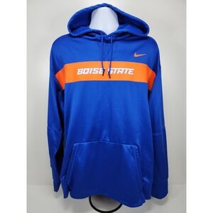 Nike Boise State Broncos Hoodie Sweatshirt‎ Men's 3XL Blue NCAA BSU Go Big Blue